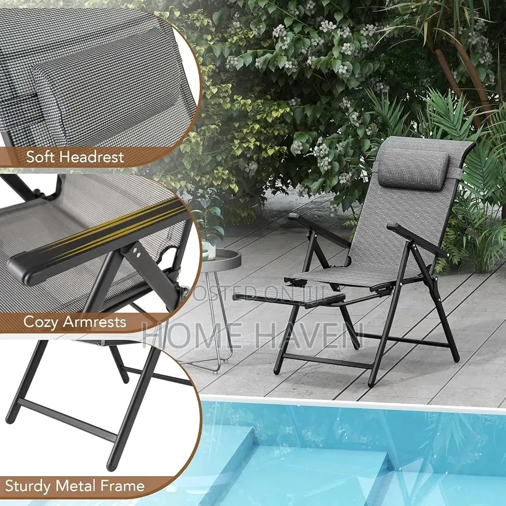 Folding Reclining Lounge Chair