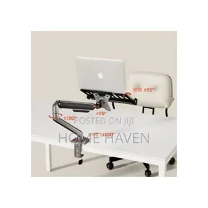 Fully Adjustable Gas Spring Monitor Arm Desk Mount