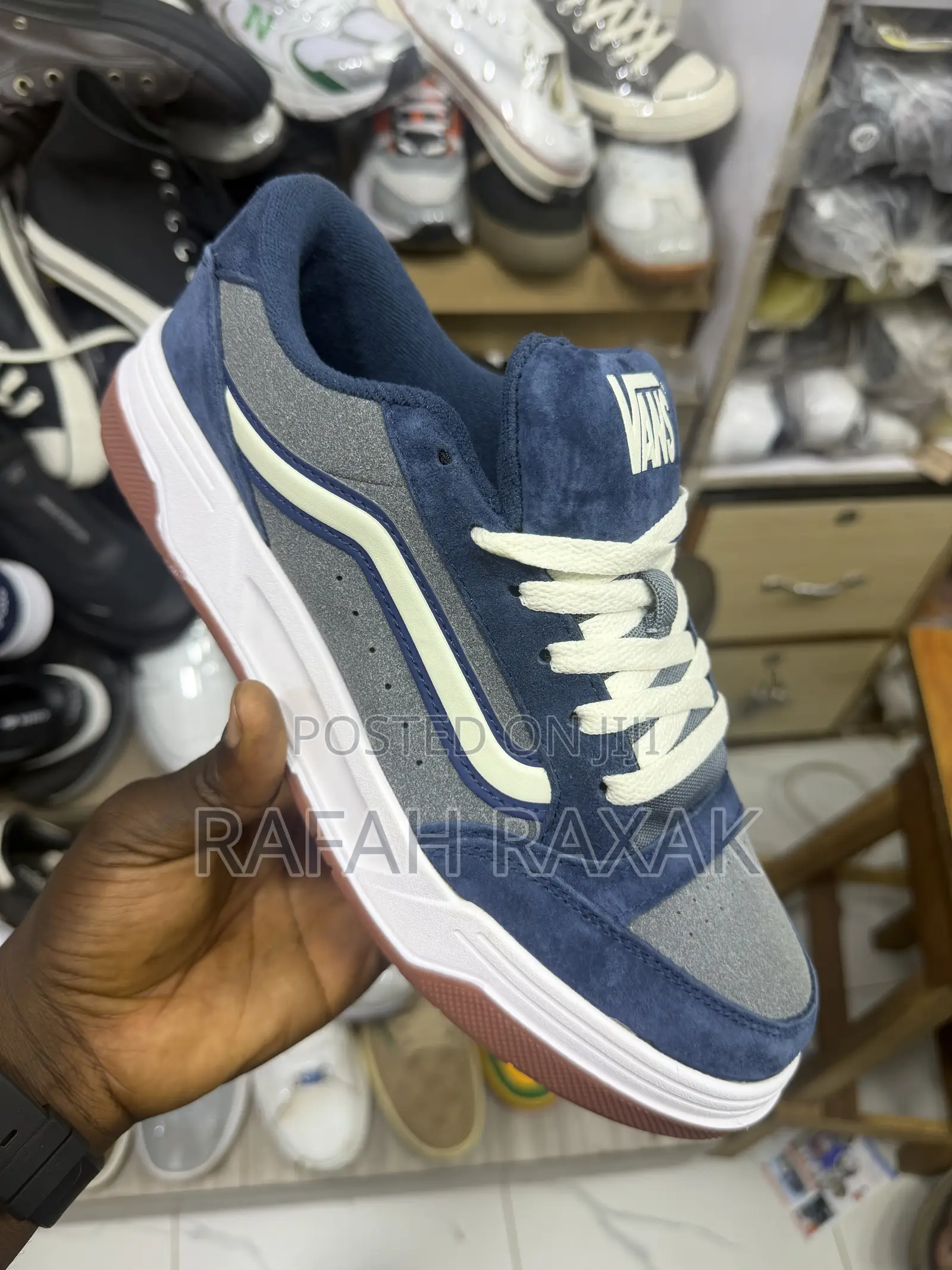 Original Blue/Grey Vans Hylane Chunky Sneakers