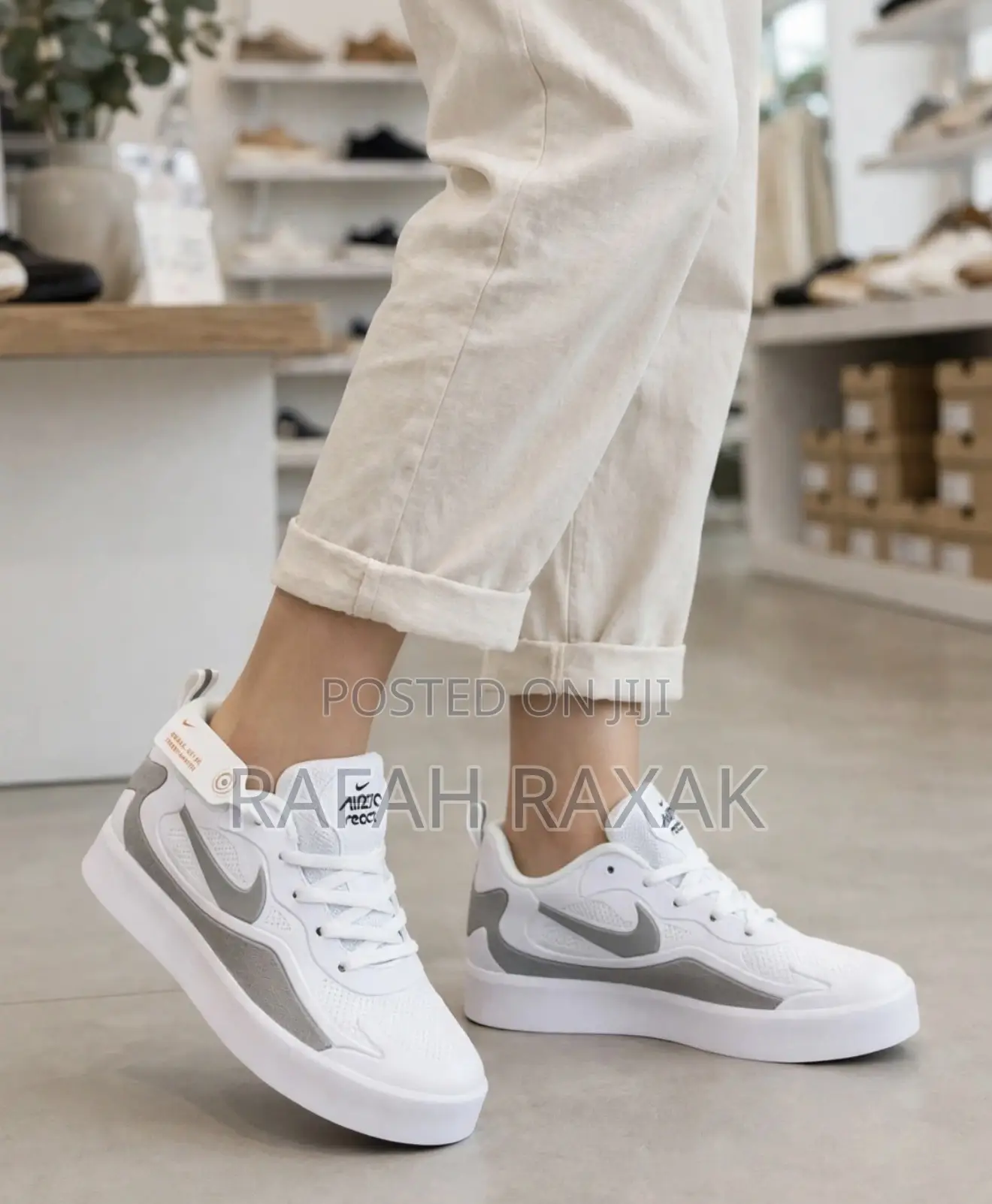 Original Nike Air Zoom React Ace White Sneakers