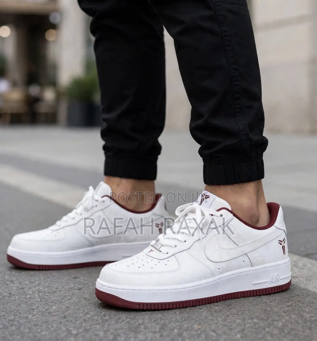 Original Nike X Kobe Air Force 1 Low “Lower Merion Home” Sneaker