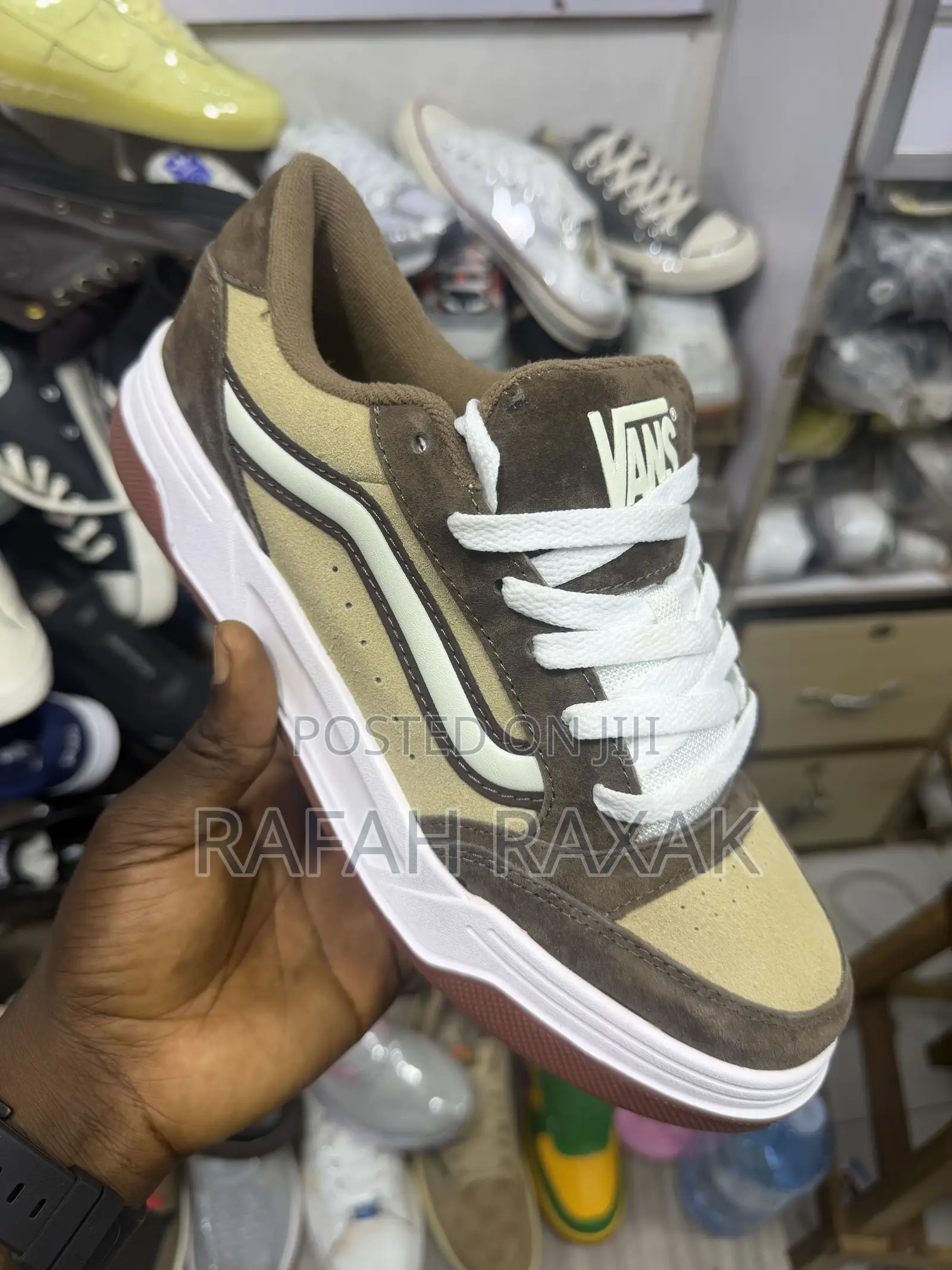 Original Brown/Beige Vans Hylane Chunky Sneakers