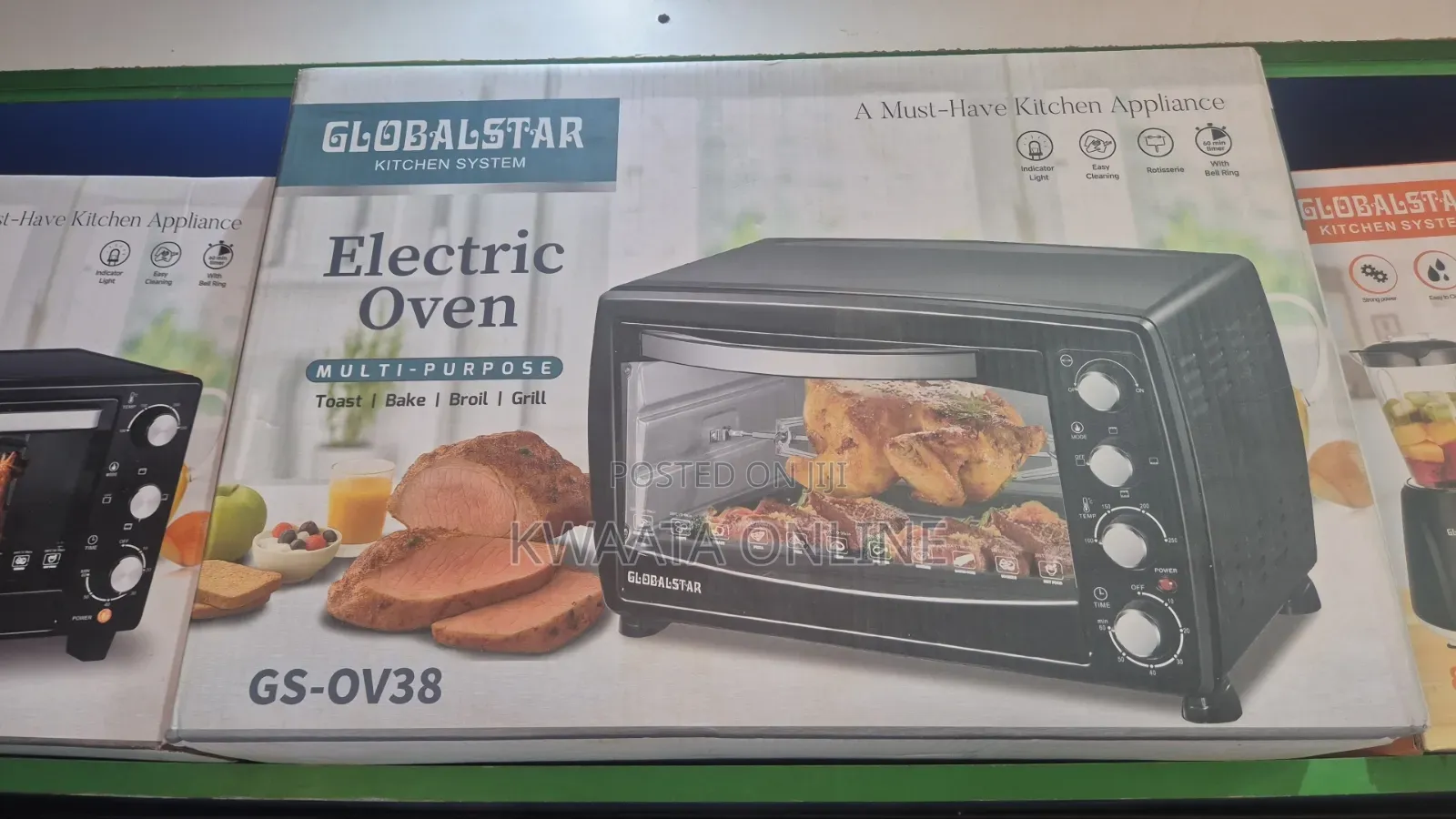 38L Globalstar Electric Oven With Rotisserie - Convection Function