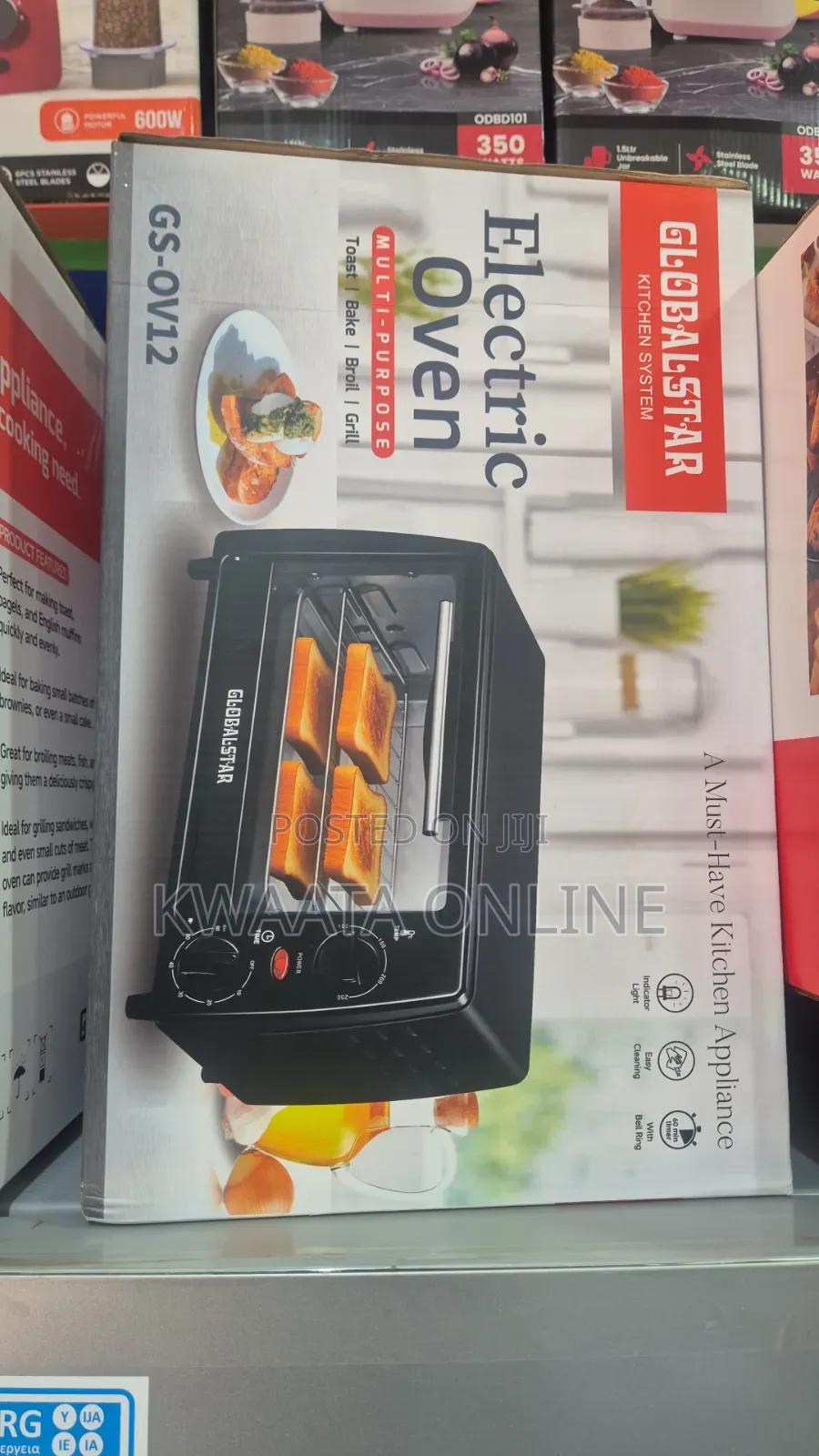 38L Globalstar Electric Oven With Rotisserie - Convection Function
