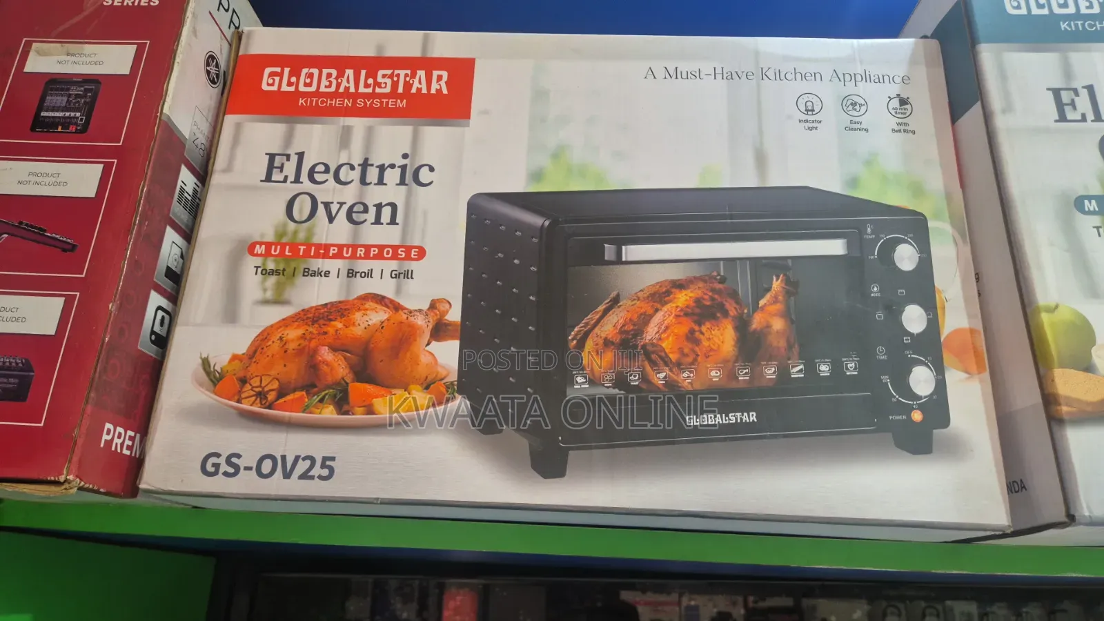 38L Globalstar Electric Oven With Rotisserie - Convection Function