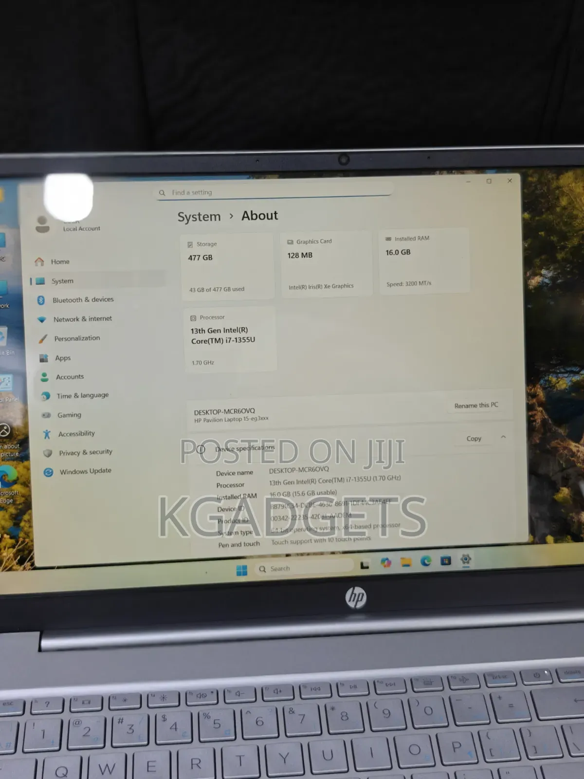 New Laptop HP Pavilion 15 16GB Intel Core i7 SSD 512GB