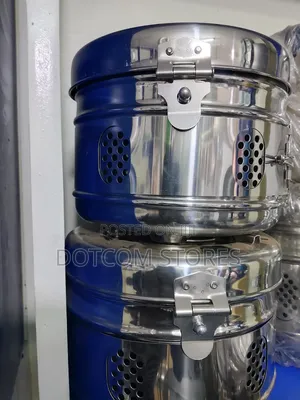 17cm Medical Stainless Steel Sterilizing Drum