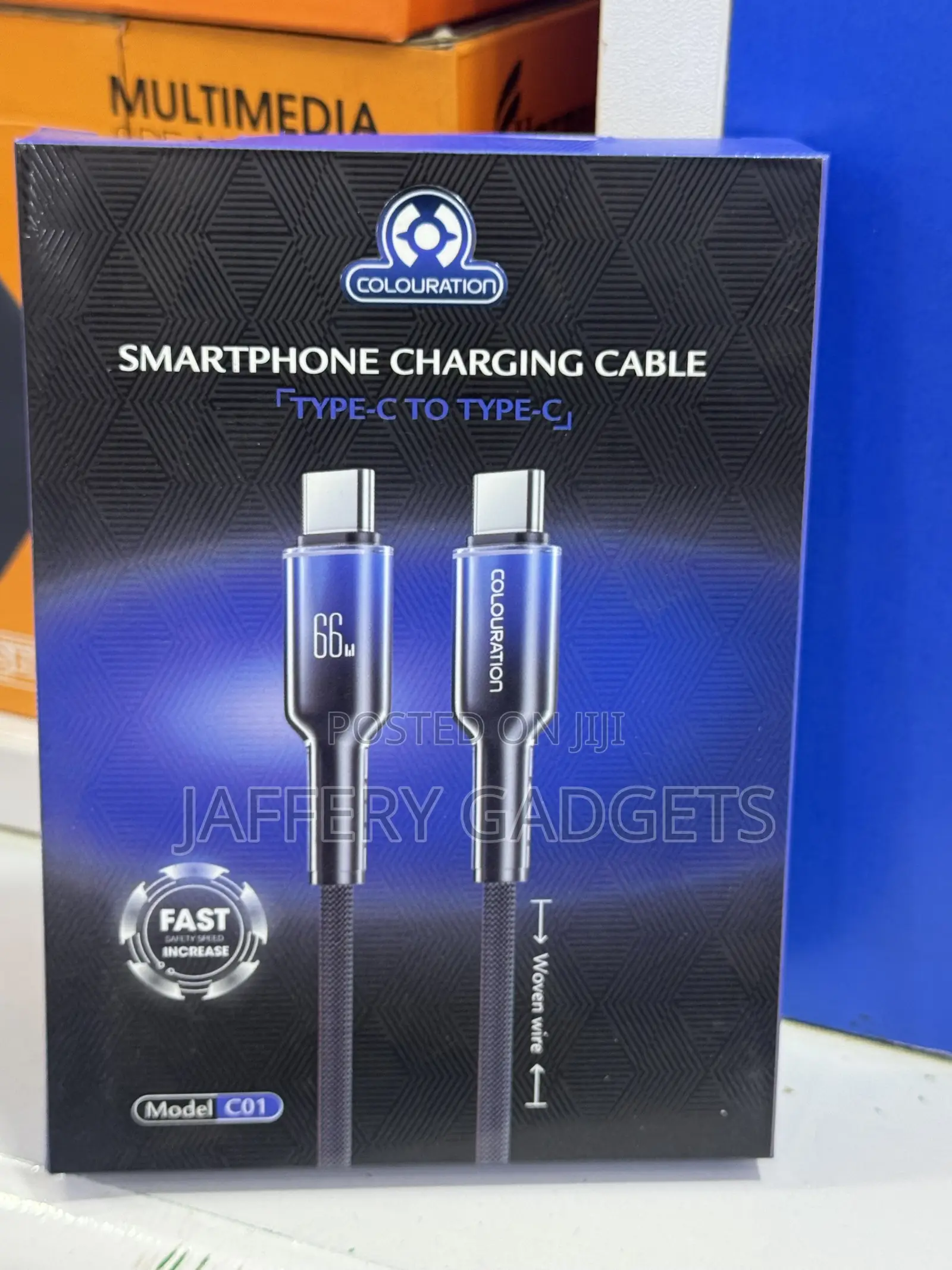 Colouration Woven C - C Cable