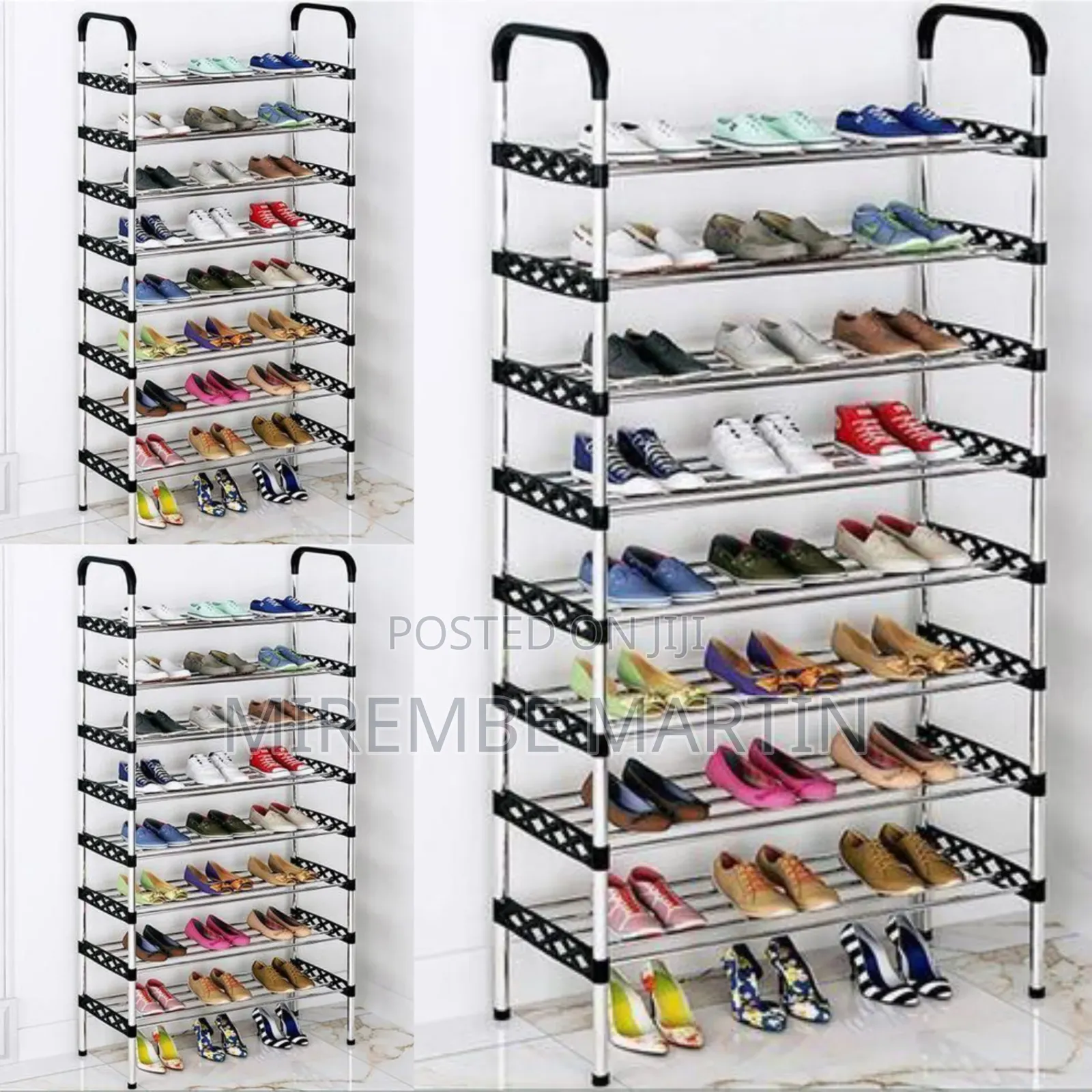 Multi-Tier Vertical Shoe Storage Rack