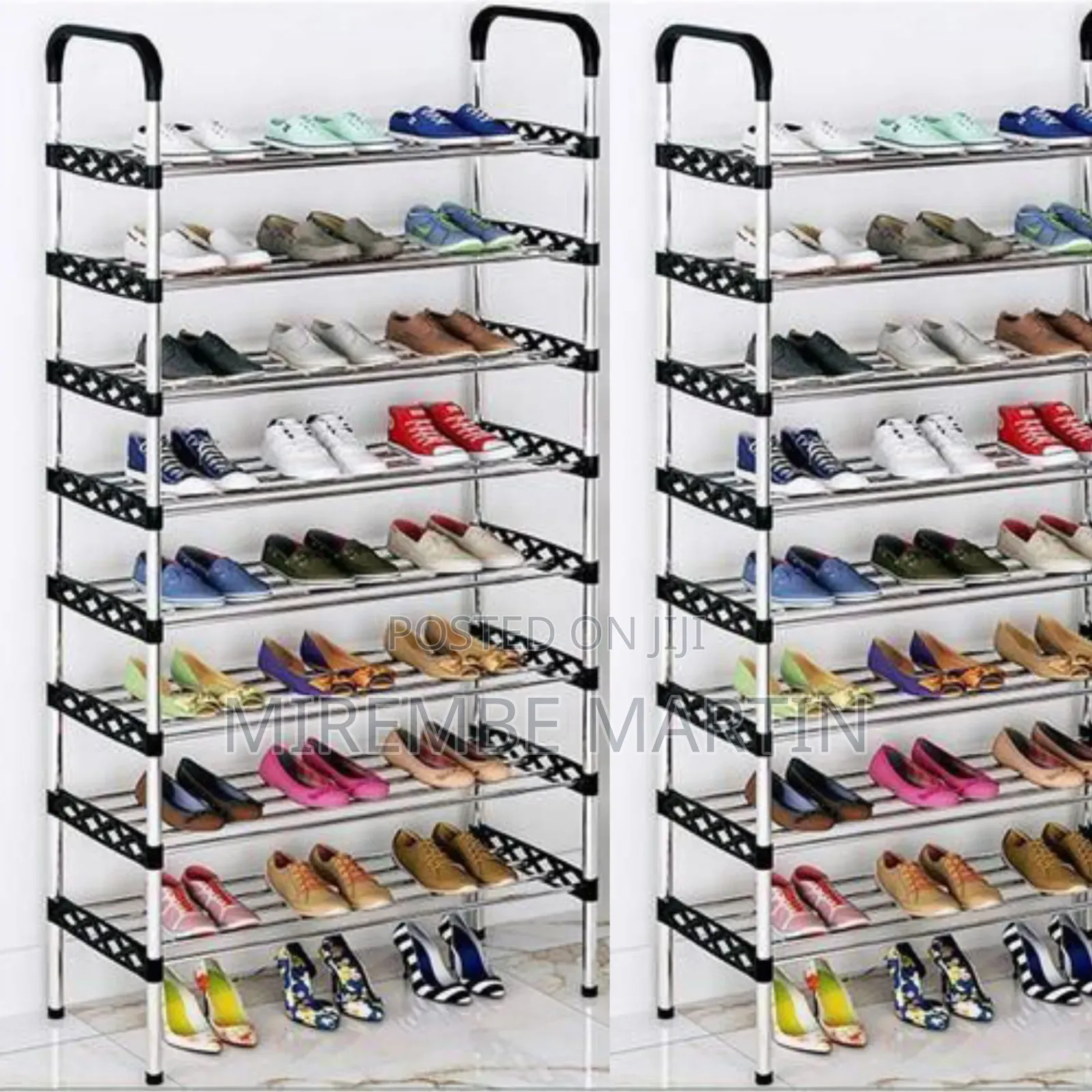 Multi-Tier Vertical Shoe Storage Rack