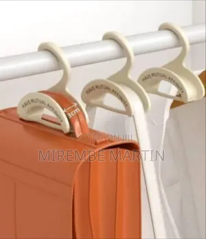 6-Piece Pack of Ergonomic Closet Handbag Hangers