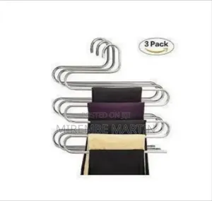 Set of 3 Space-Saving Multi-Layer Pants Hangers
