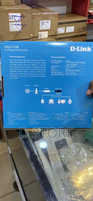 Dlink 8port Gigabit Desktop Switch