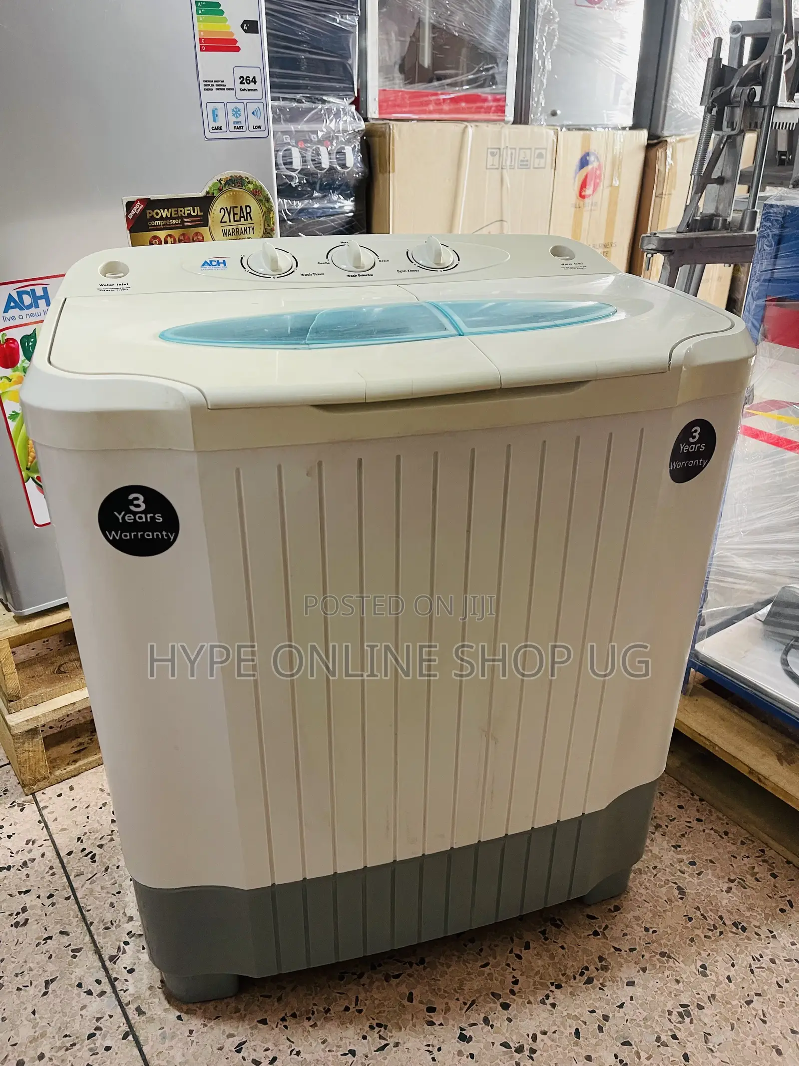 Imported Used Adh 5kgs Twinturb Washing Machine