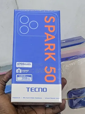 New Tecno Spark 50 128 GB Black