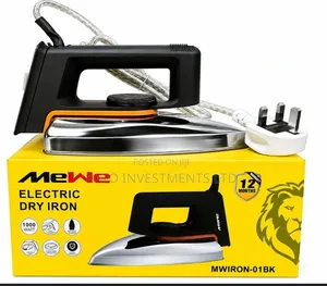 MeWe Electric Dry Iron (Model MWIRON-01BK)