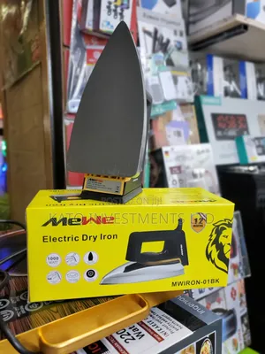 MeWe Electric Dry Iron (Model MWIRON-01BK)