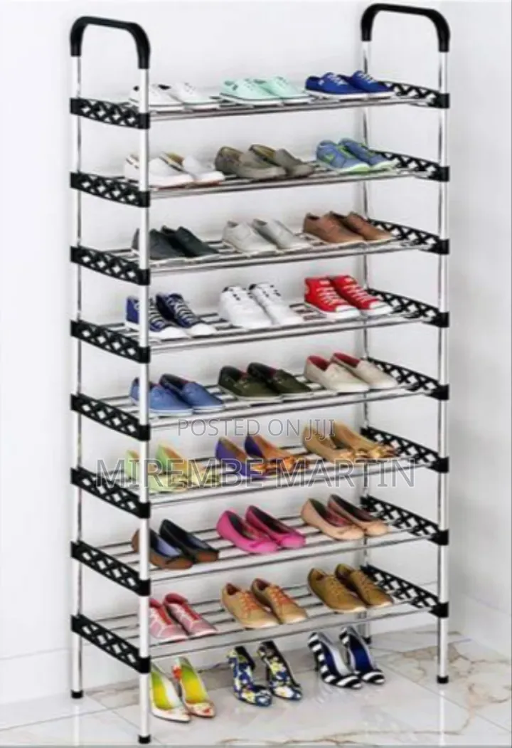 8-Tier Space-Saving Shoe Rack