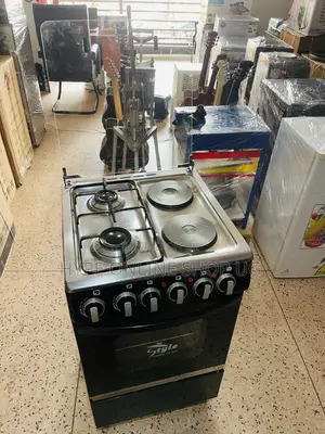 Imported Used 2+2,electric and Ga, Style Standing Cooker