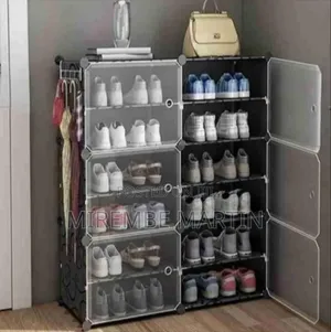 Portable Plastic Shoe Rack