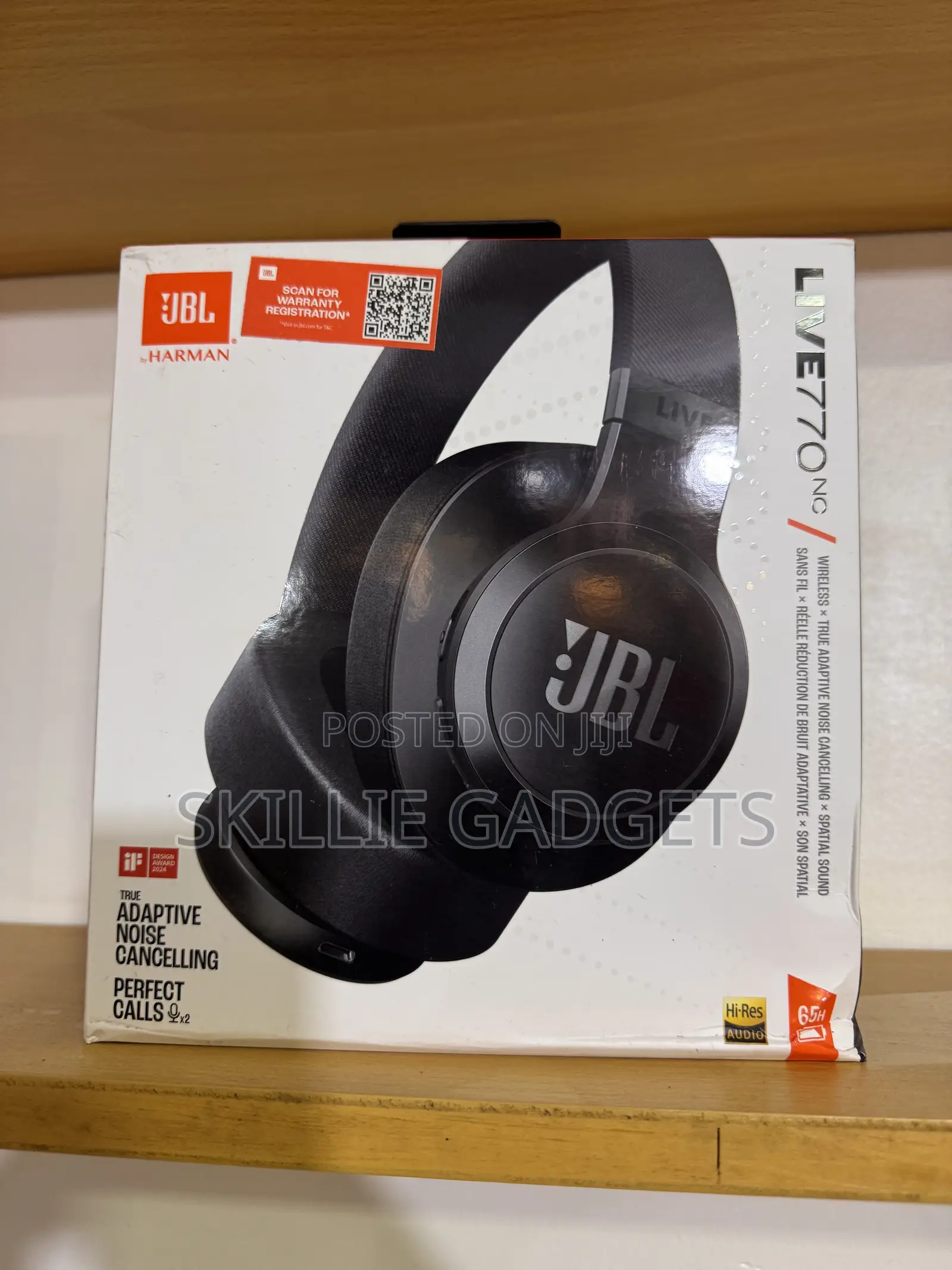 Headsets JBL Live770nc Bt / True Adaptive Noise Cancellation