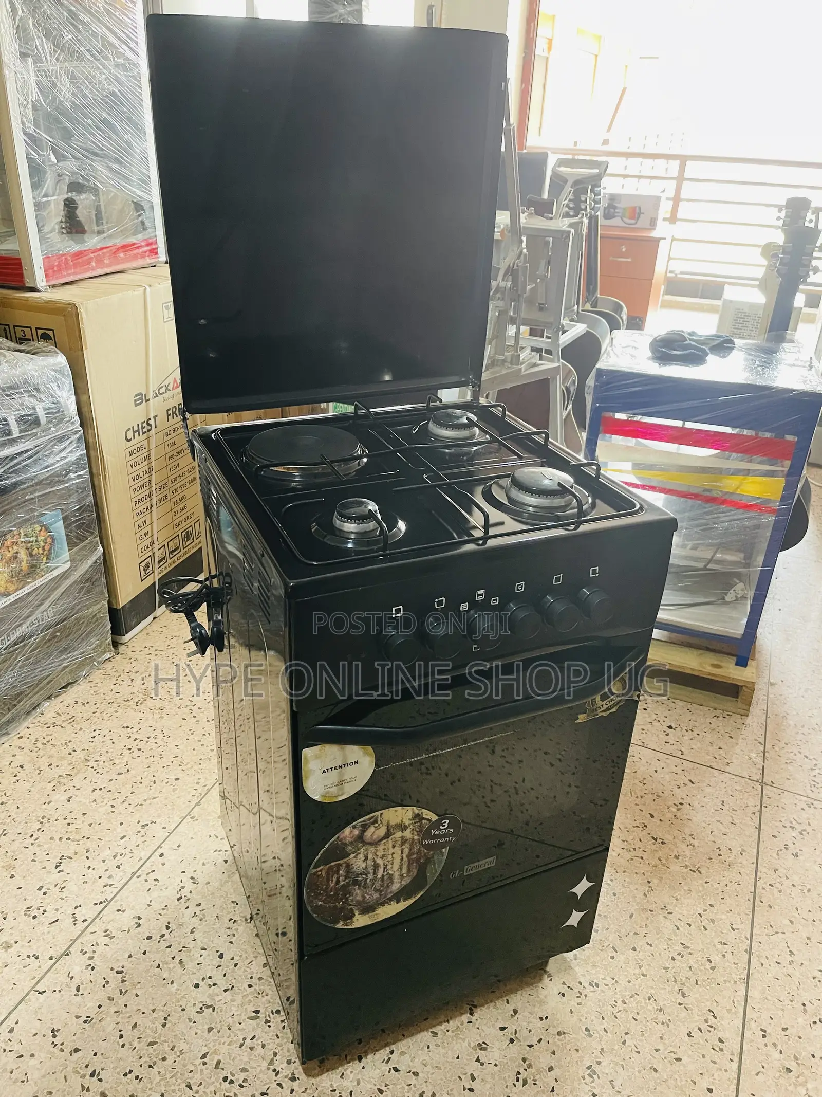 Imported Used Attension,Blueflame 3+1,electric and Gas Cooker