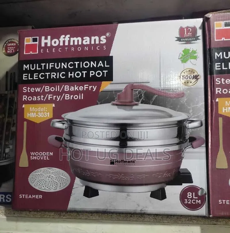 Hoffmans HM-3031 Multifunctional Electric Cooking Hot Pot.