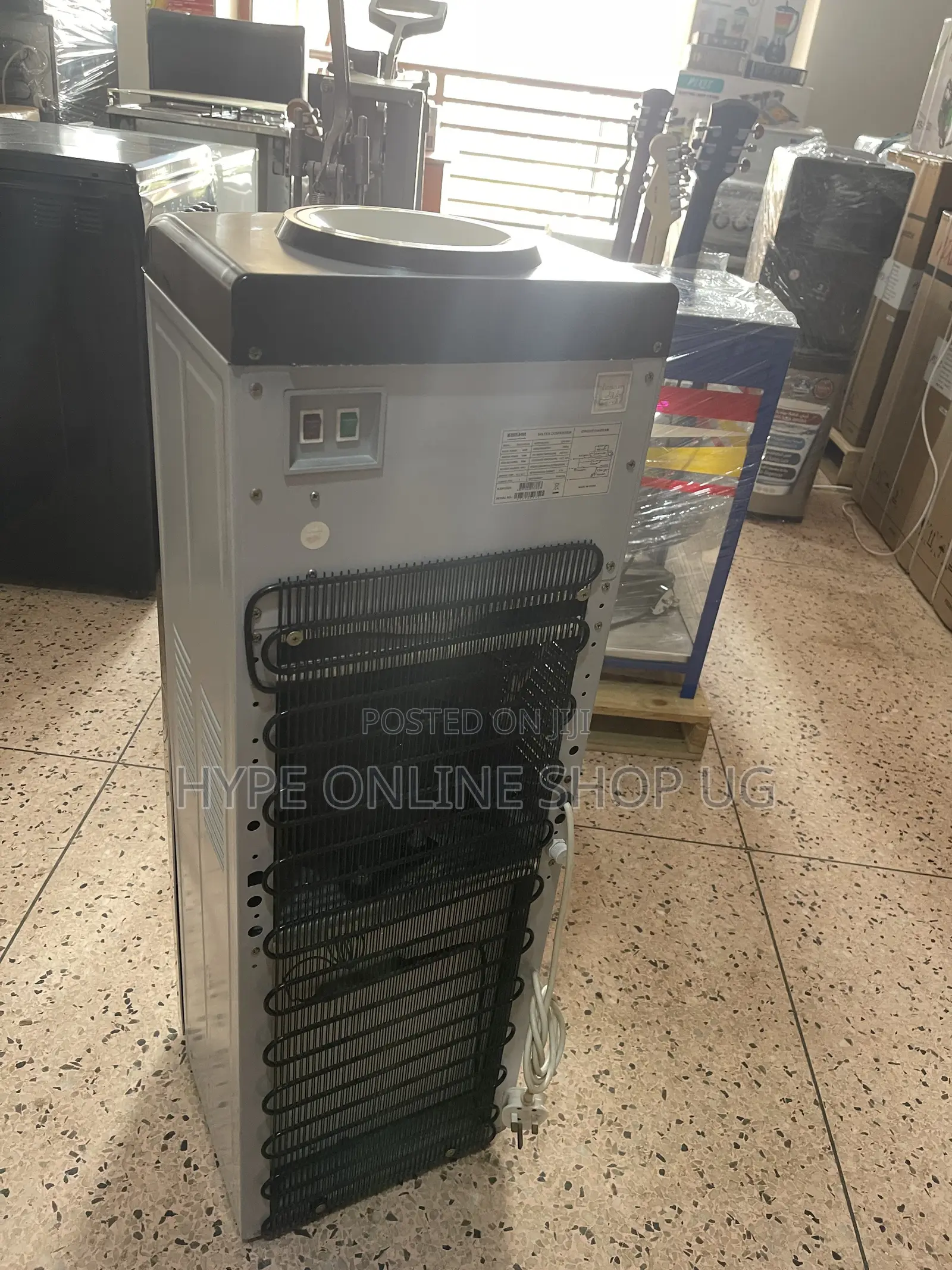 Imported Used Bruhm Hot and Cold Water Dispenser With Afridge