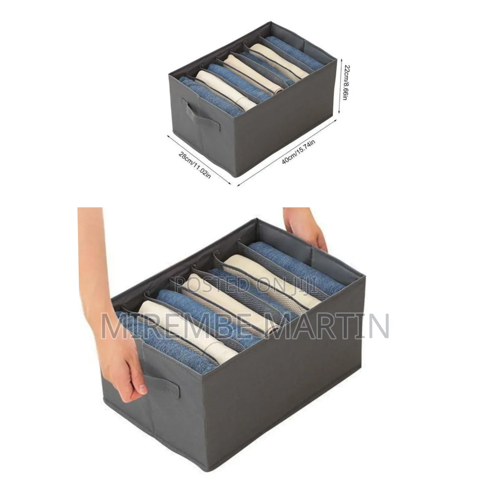 Versatile Fabric Home Organizer Storage Cube Basket