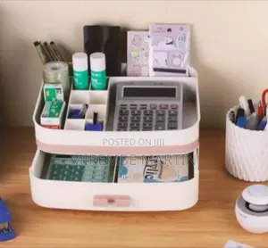 Multi-Functional Desk Organizer With Drawers