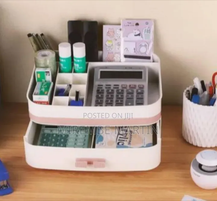 Multi-Functional Desk Organizer With Drawers