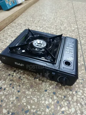 Black Single-Burner RAF R-8111 Portable Gas Stove