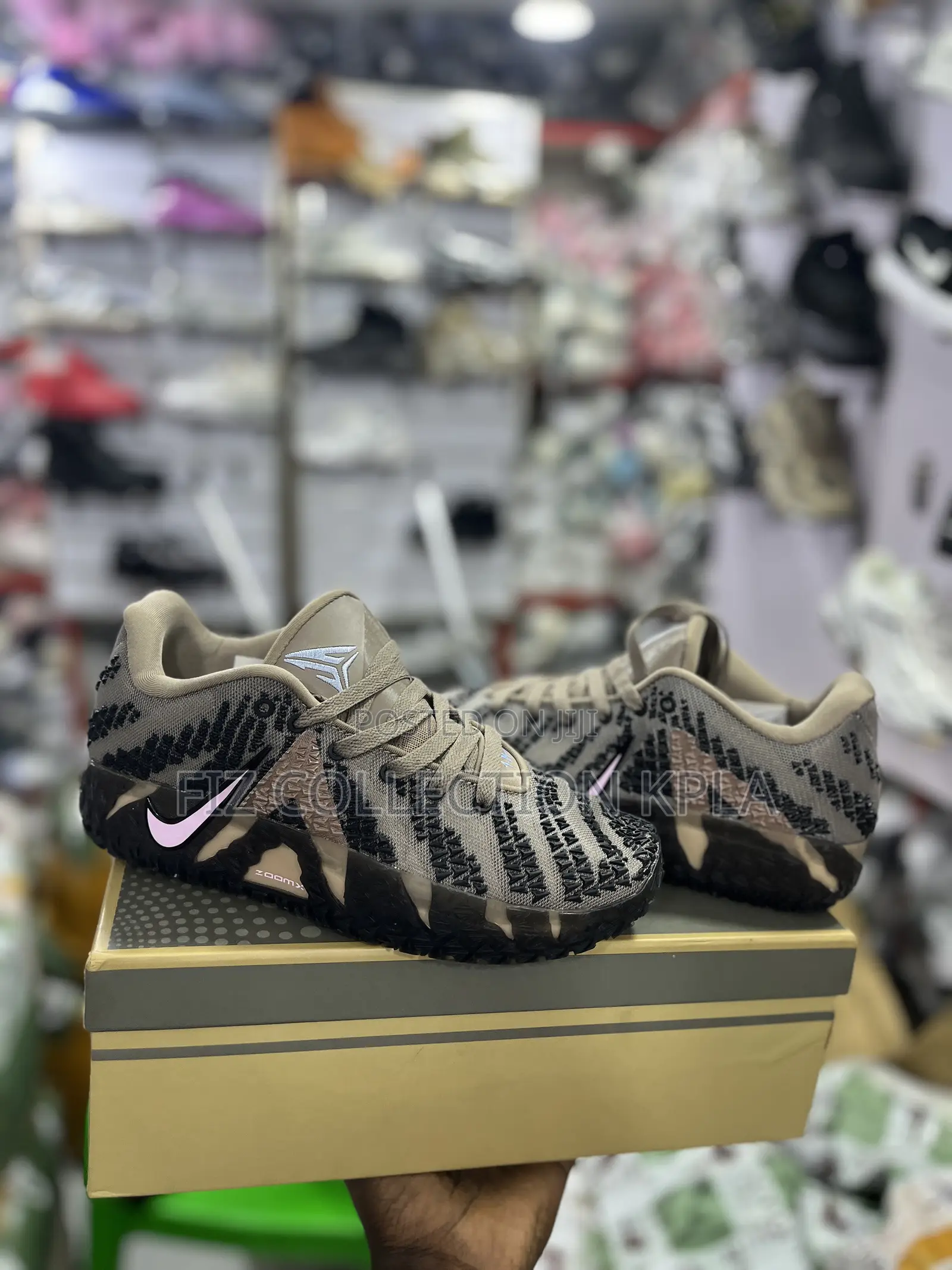 Nike Ja Morant 3 Mink Brown Pink Accent Basketball Shoes