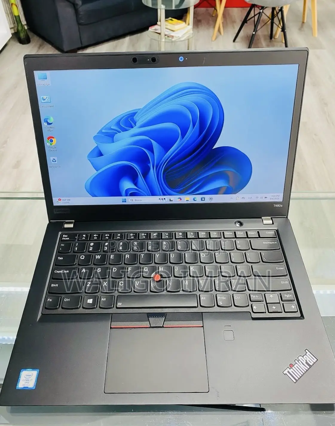 Laptop Lenovo ThinkPad T480s 16GB Intel Core i7 SSD 256GB