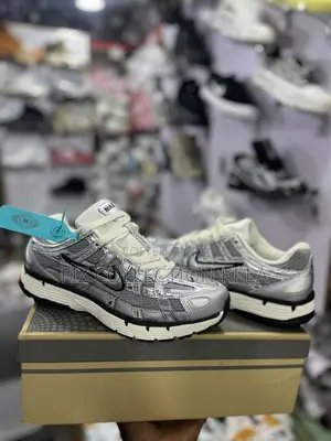 Original Nike P6000 Silver Retro Casual Sneakers