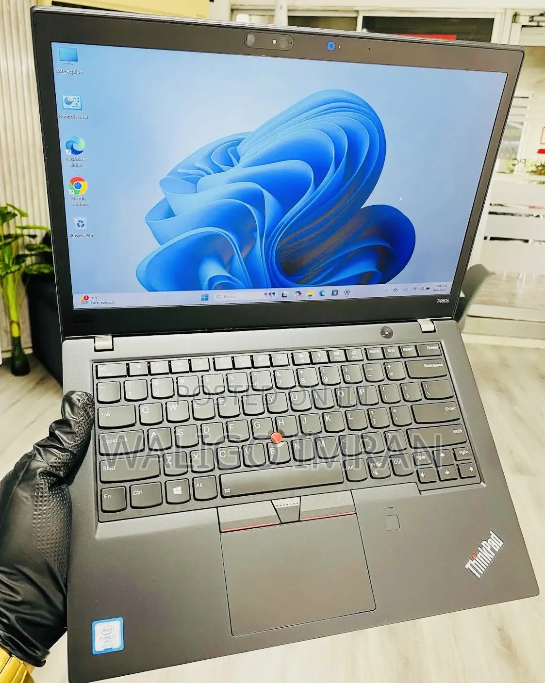 Laptop Lenovo ThinkPad T480s 16GB Intel Core i7 SSD 256GB