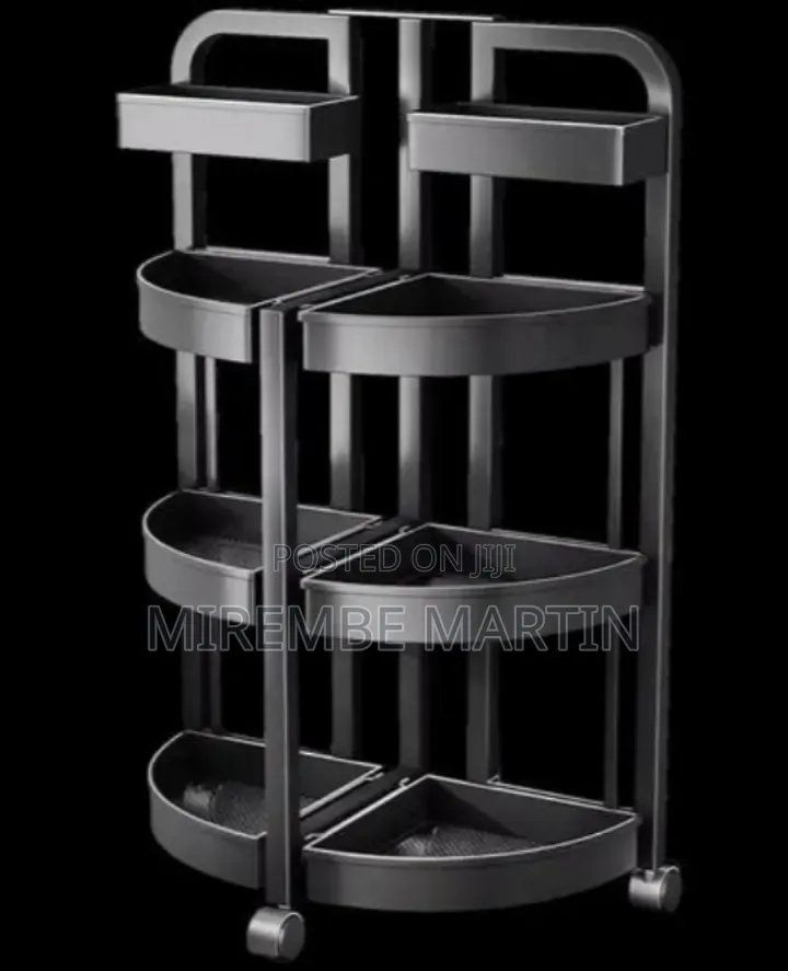 4-Tier Rolling Kitchen Storage Rack