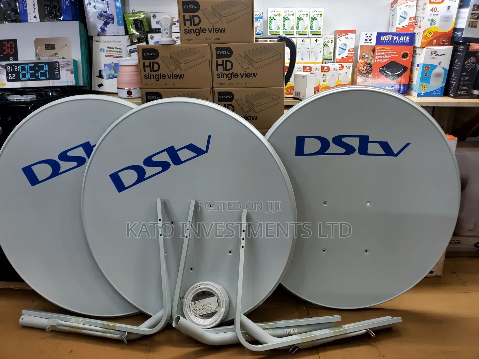 DStv HD Single View Decoder and Satellite Dish