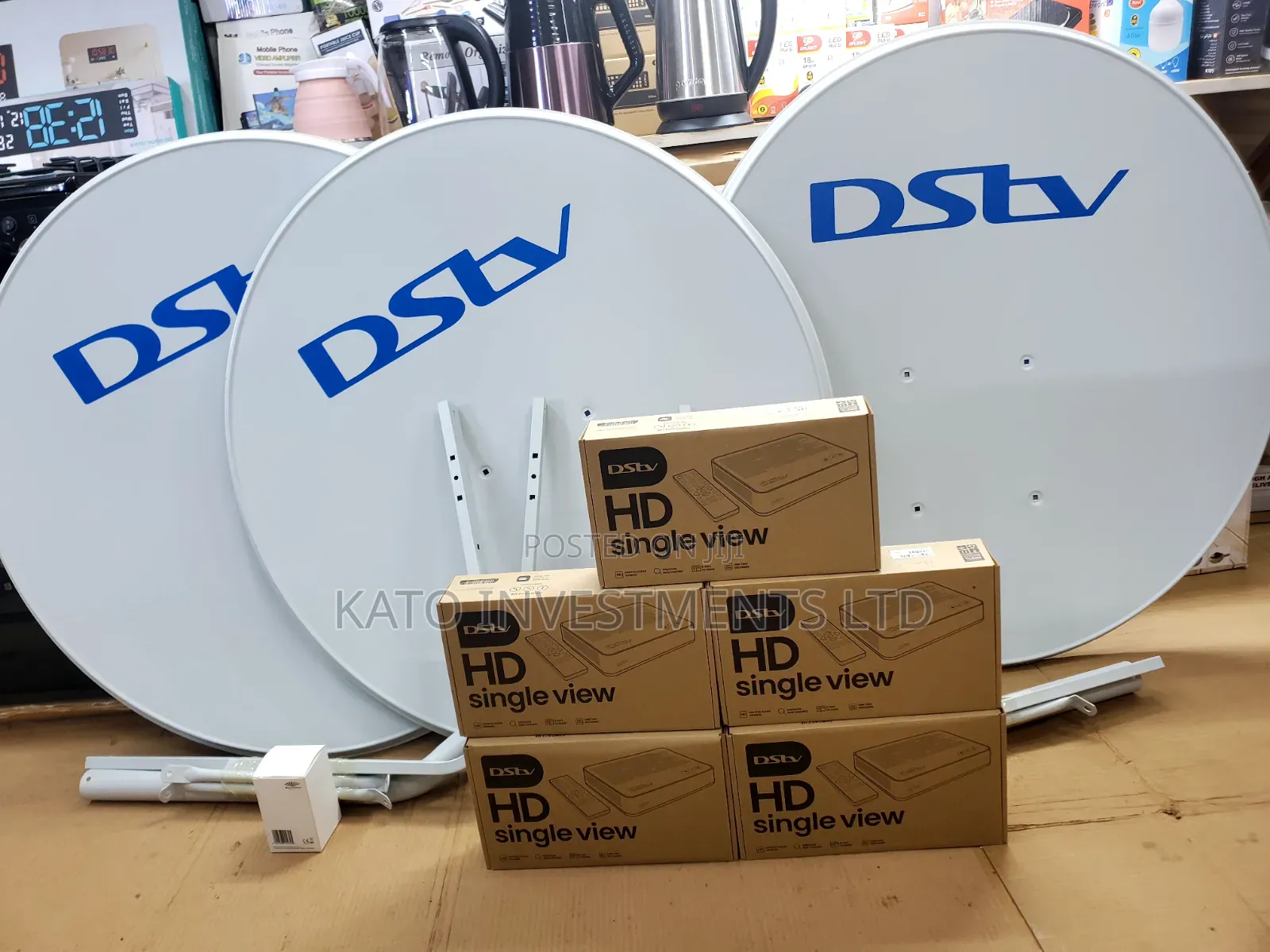 DStv HD Single View Decoder and Satellite Dish