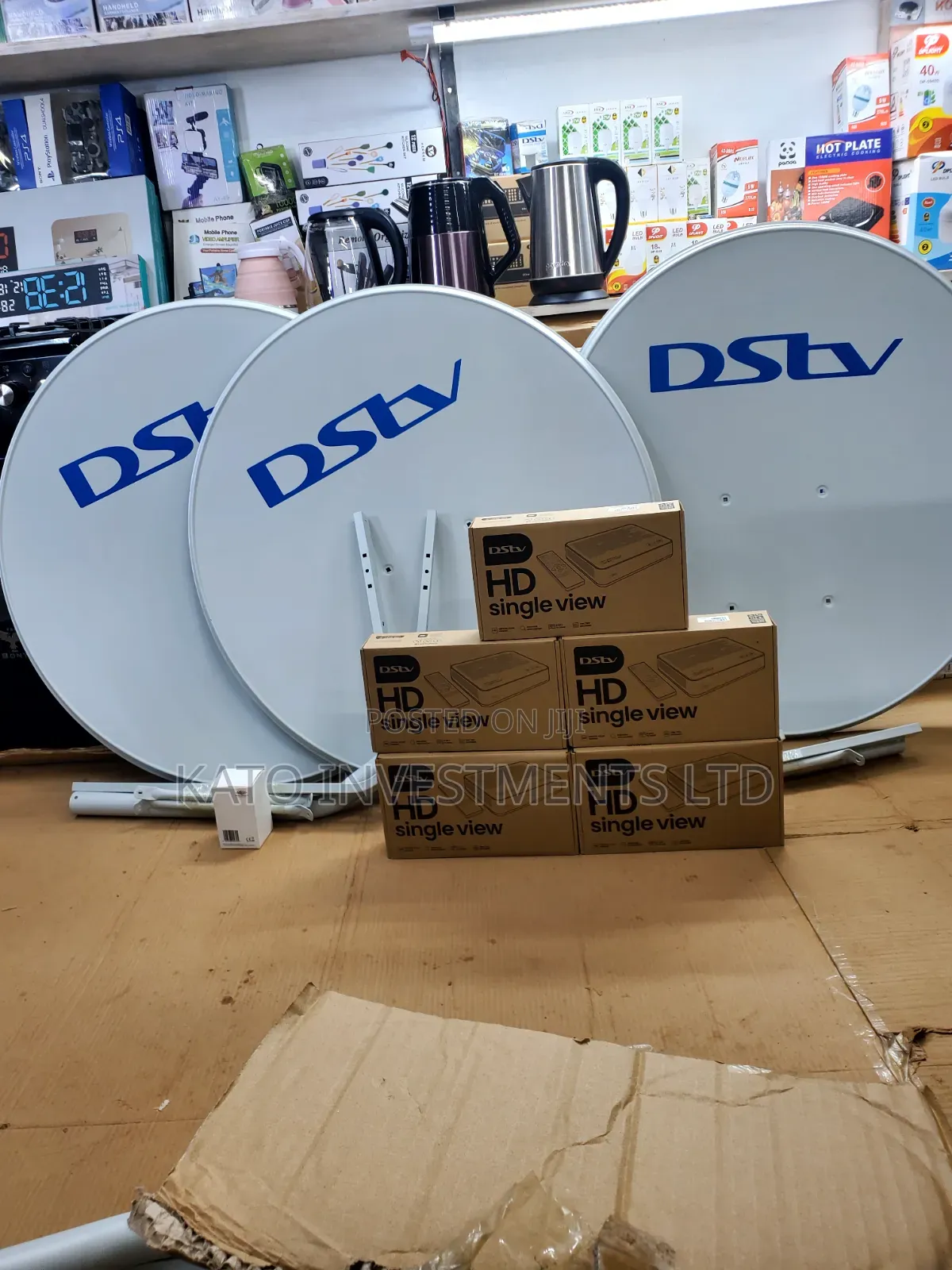 DStv HD Single View Decoder and Satellite Dish