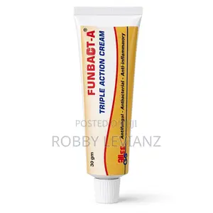 FUNBACT CREAM (For Removal of Ring Worms and All Skin Infections)