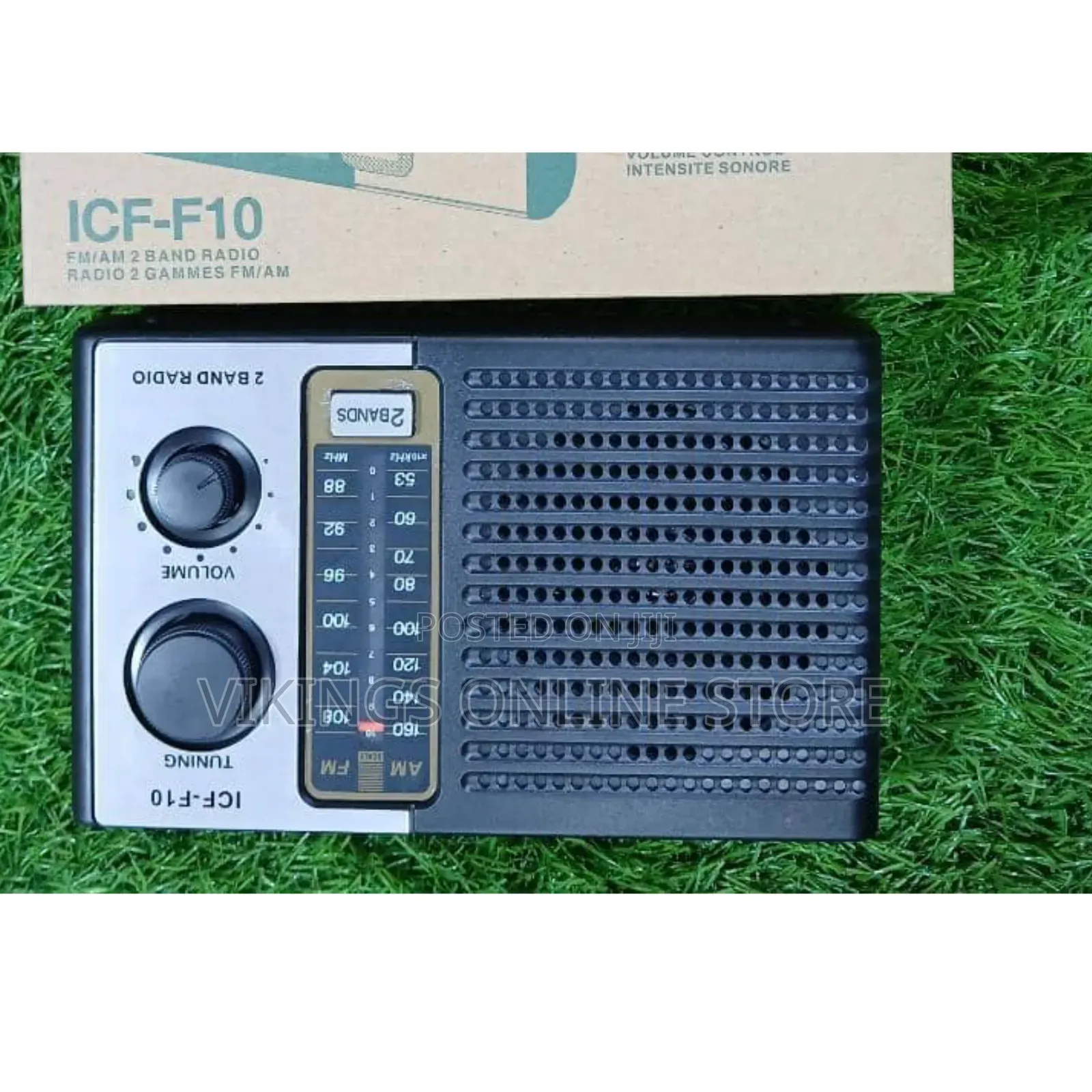 Sony ICF-F10 Classic, Portable 2-Band (FM/AM) Analog Transistor Radio
