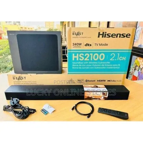 Hisense HS2100/2.1 Channel Wireless Subwoofer Sound Bar