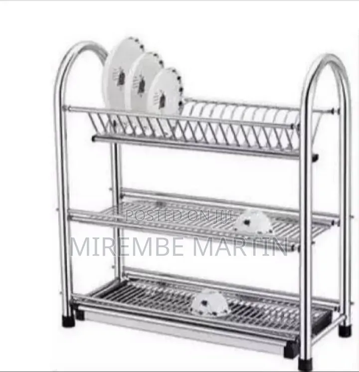 Three-Tier Multi-Purpose Dish Drying Rack