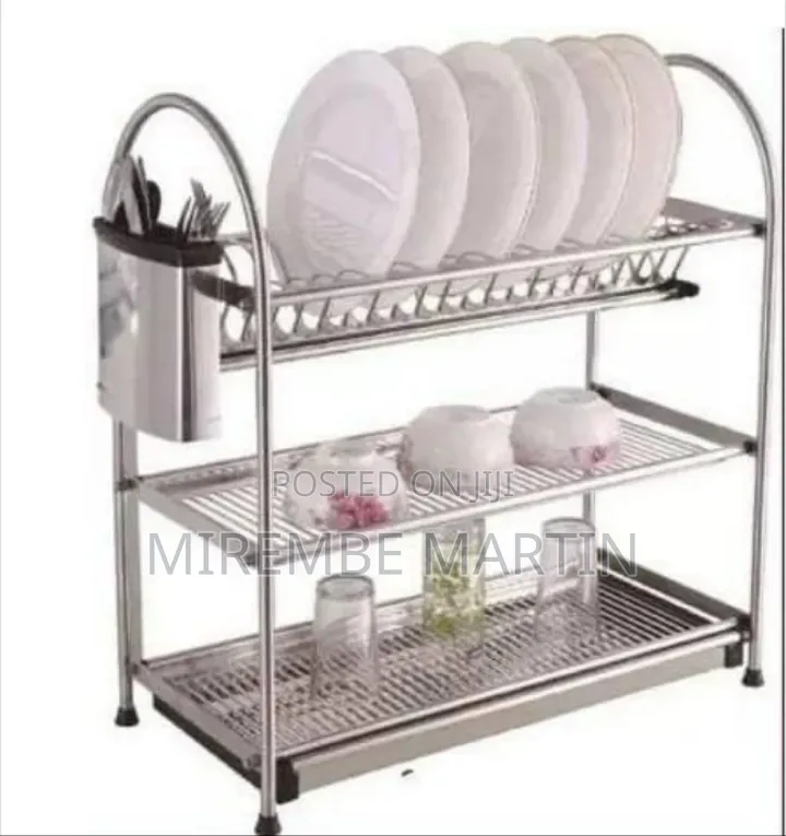 Three-Tier Multi-Purpose Dish Drying Rack