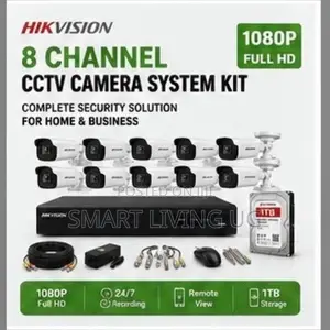 Hikvision 8 Channel Security System – Ready-to-Install CCTV Kit