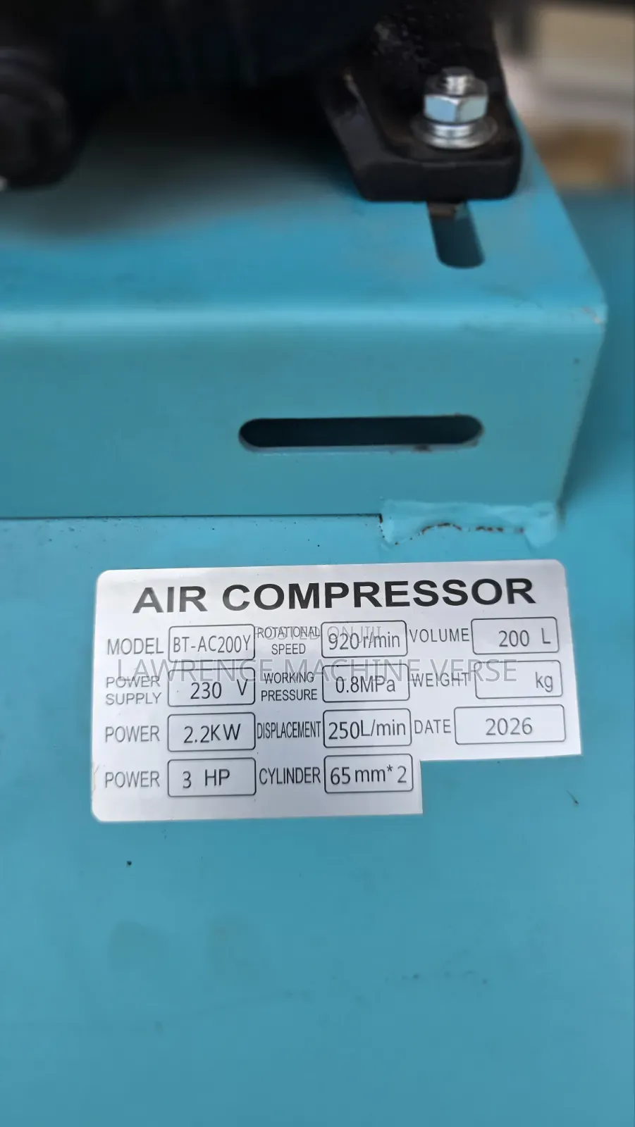 Diesel Air Compressor 200L