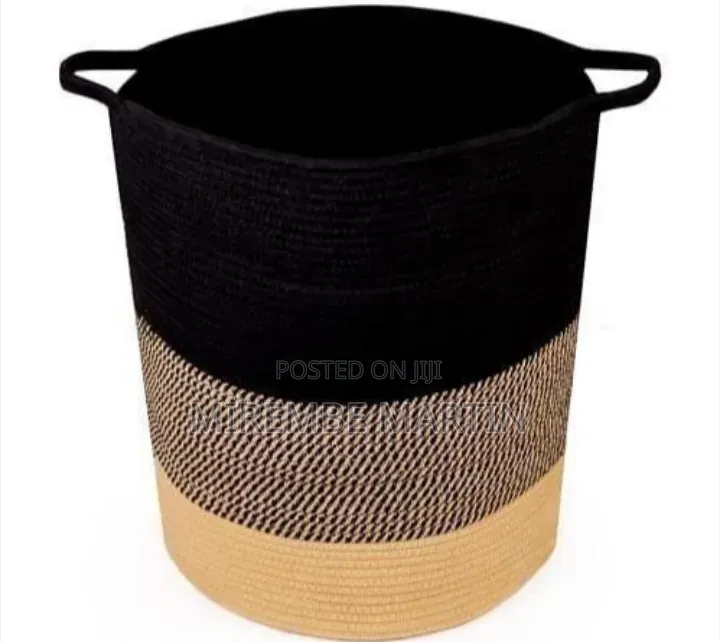 Modern Pleated Storage Basket With Flexible Handles