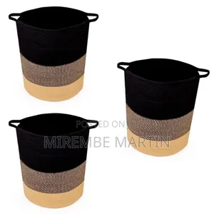 Modern Pleated Storage Basket With Flexible Handles