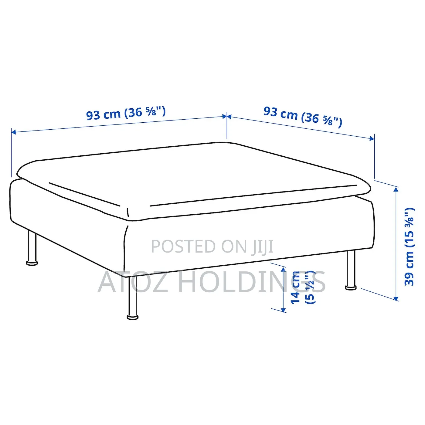 Poufs/Ottoman Seating Poufs With Throw Cushions Any Colour 300,000/-